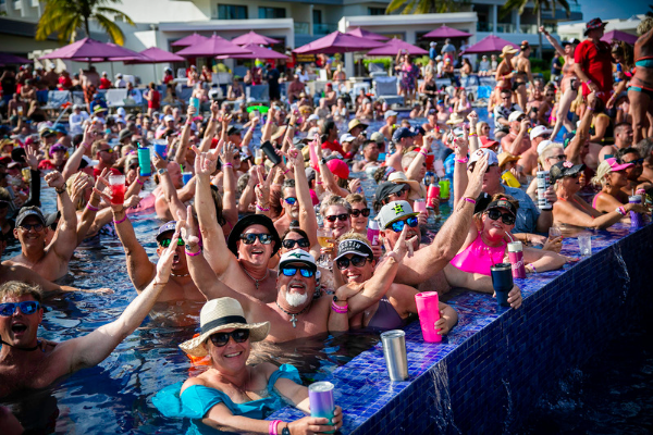 Lively pool party concerts are part of the ultimate experience!